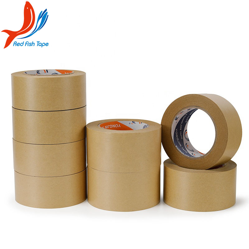 Unreinforced adhesive paper tape